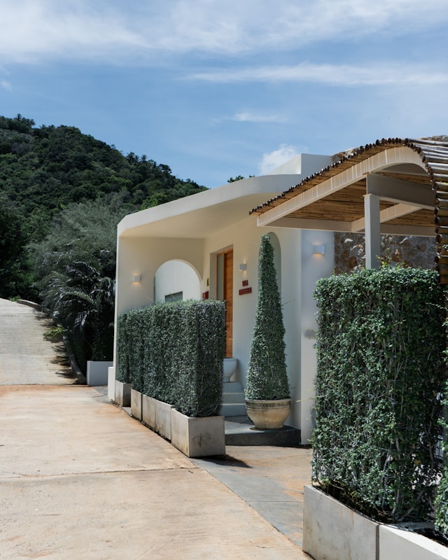 Modern house exterior